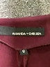 Amanda + Chelsea Solid Burgundy Active Pants Size 12 - photo 7