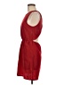 Monteau 100% Polyester Solid Red Casual Dress Size M - photo 5