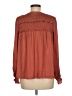Current Air 100% Polyester Brown Long Sleeve Blouse Size M - photo 2