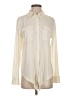 Ann Taylor 100% Polyester Ivory Long Sleeve Blouse Size S - photo 1