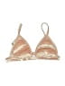 Montce Metallic Gold Pink Swimsuit Top Size S - photo 1