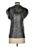 Lily White Metallic Silver Short Sleeve Top Size S - photo 2