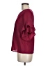 Japna 100% Polyester Burgundy Short Sleeve Blouse Size M - photo 5