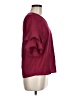 Japna 100% Polyester Burgundy Short Sleeve Blouse Size M - photo 4