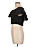 Shein Black Short Sleeve Top Size L - photo 5