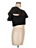 Shein Black Short Sleeve Top Size L - photo 4
