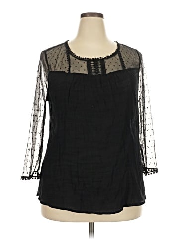 Unique Spectrum 3/4 Sleeve Blouse (view 1)