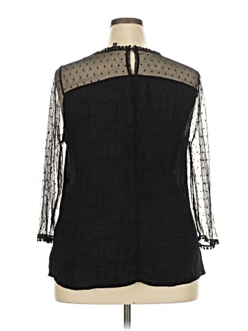 Unique Spectrum 3/4 Sleeve Blouse (view 2)