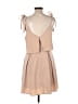 JOA 100% Polyester Tan Cocktail Dress Size L - photo 2