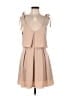 JOA 100% Polyester Tan Cocktail Dress Size L - photo 1