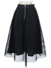 Forever 21 100% Polyester Polka Dots Black Formal Skirt Size XS - photo 2