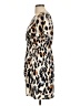 Shein 100% Polyester Animal Print Tan Casual Dress Size 12 - photo 5