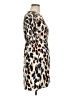 Shein 100% Polyester Animal Print Tan Casual Dress Size 12 - photo 4