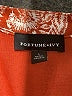 Fortune + Ivy 100% Polyester Orange Short Sleeve Blouse Size L - photo 7