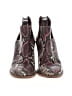 Blondo 100% Leather Animal Print Snake Print Burgundy Ankle Boots Size 6 1/2 - photo 2