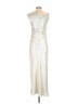 Shona Joy 100% Polyester Metallic Silver Cocktail Dress Size 2 - photo 2