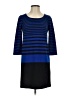 Ann Taylor Stripes Blue Casual Dress Size S (petite) - photo 1