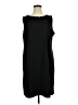 Talbots Outlet Solid Black Casual Dress Size XL - photo 1