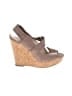 Audrey Brooke Brown Tan Wedges Size 7 - photo 1