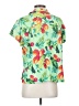 Gap 100% Rayon Tropical Green Short Sleeve Blouse Size S - photo 2