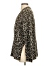 Theory Animal Print Brown Wool Cardigan Size 00 - photo 5