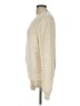 Gap Solid Ivory Pullover Sweater Size L - photo 5