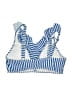 Unbranded Stripes Blue Swimsuit Top Size S - photo 2