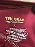 Tek Gear Burgundy Long Sleeve Top Size L - photo 7