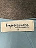 Impressions 100% Polyester Teal Sleeveless Blouse Size 1X - photo 7
