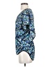 ECI Blue Short Sleeve Blouse Size S - photo 5