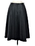 J.Crew 100% Polyurethane Solid Black Formal Skirt Size 2 - photo 2