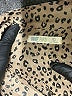 Nine Bird Animal Print Brown Tan Long Sleeve Blouse Size L - photo 4