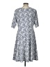 Keren Hart Paisley Blue Casual Dress Size L - photo 2