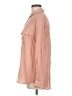 Express Solid Orange Long Sleeve Blouse Size M - photo 5
