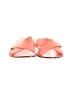 J.Crew 100% Leather Orange Red Sandals Size 8 - photo 2