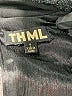 THML 100% Polyester Tweed Black Casual Dress Size S - photo 7