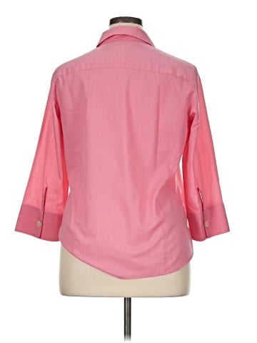 Foxcroft 3/4 Sleeve Button-Down Shirt (view 2)