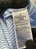 Gap 100% Cotton Stripes Blue Long Sleeve Blouse Size XS - photo 8