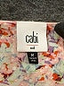 CAbi 100% Polyester White Pink Sleeveless Blouse Size M - photo 7