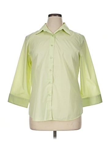 Foxcroft 3/4 Sleeve Button-Down Shirt (view 1)