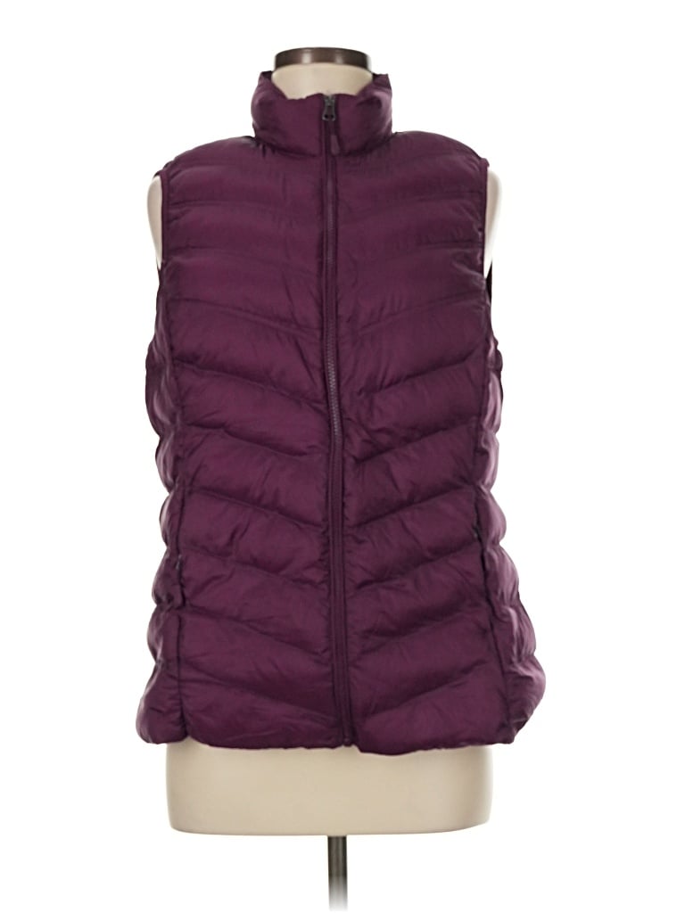 Pre-owned 32 Degrees Vest In Burgundy