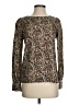J.Crew 100% Silk Brown Long Sleeve Silk Top Size 0 - photo 1