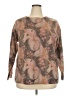 Unbranded Print Brown Pullover Sweater Size 3X - photo 1