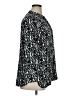 Escapada 100% Rayon Paisley Black Long Sleeve Blouse Size XL - photo 4
