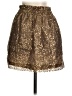 J.Crew Collection 100% Polyester Metallic Gold Formal Skirt Size 4 - photo 2