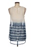 Studio Y Blue Sleeveless Blouse Size M - photo 2