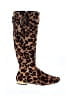 Tory Burch Animal Print Brown Tan Boots Size 6 - photo 1
