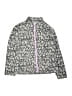Eddie Bauer 100% Polyester Print Gray Track Jacket Size 7 - 8 - photo 1