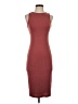 Final Touch Solid Burgundy Casual Dress Size S - photo 1