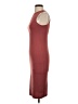 Final Touch Solid Burgundy Casual Dress Size S - photo 5